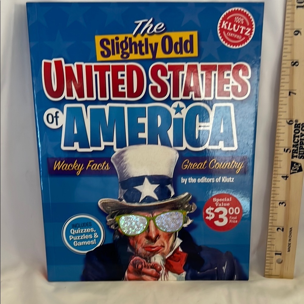 The Slightly Odd United States of America Book - Blue